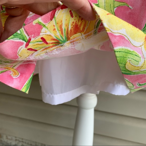 •Molly B.• Preppy Floral Strapless Dress - Size 8 - Picture 4 of 9